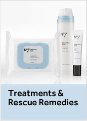Number 7 Skincare Treatments and Rescue Remedies